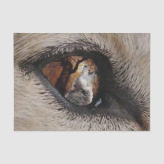 Das Auge des Wolfs Seidenpapier