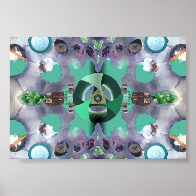 Das Auge eines Flieges während der Visionen Poster (Vorne)