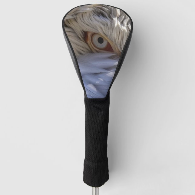 Das Auge eines Pelikanen Golf Headcover (Vorderseite)