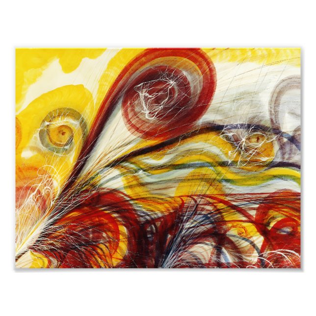 Das Auge Gottes von Georgiana Houghton Fotodruck (Vorne)