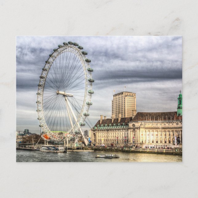 Das Auge in London Postkarte (Vorderseite)