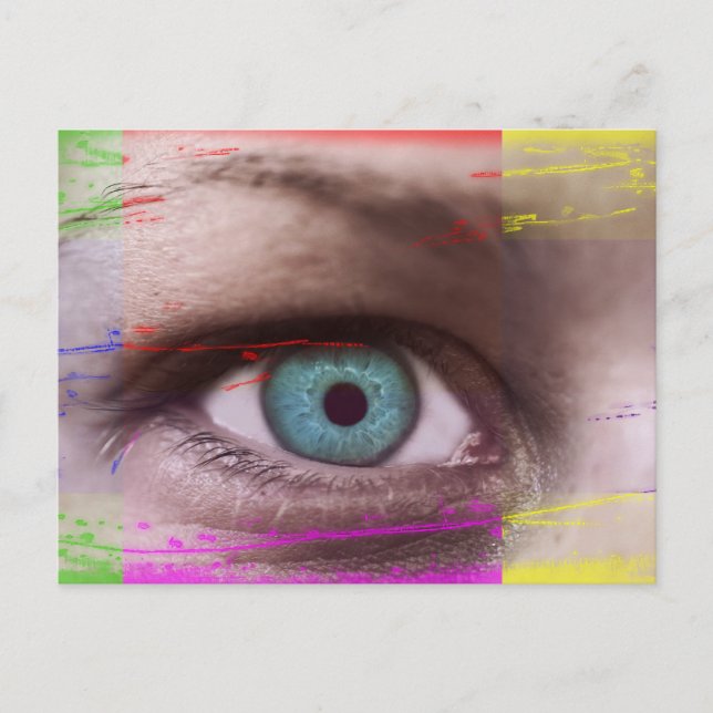 Das Auge Postkarte (Vorderseite)