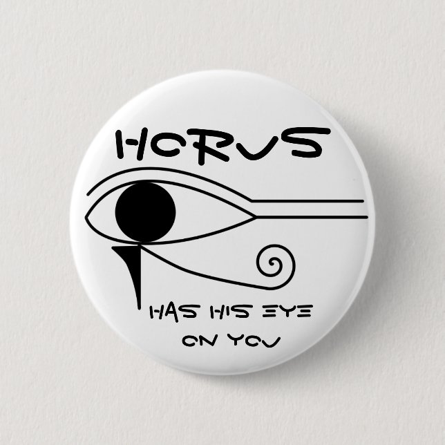 Das Auge von Horus Button (Vorderseite)