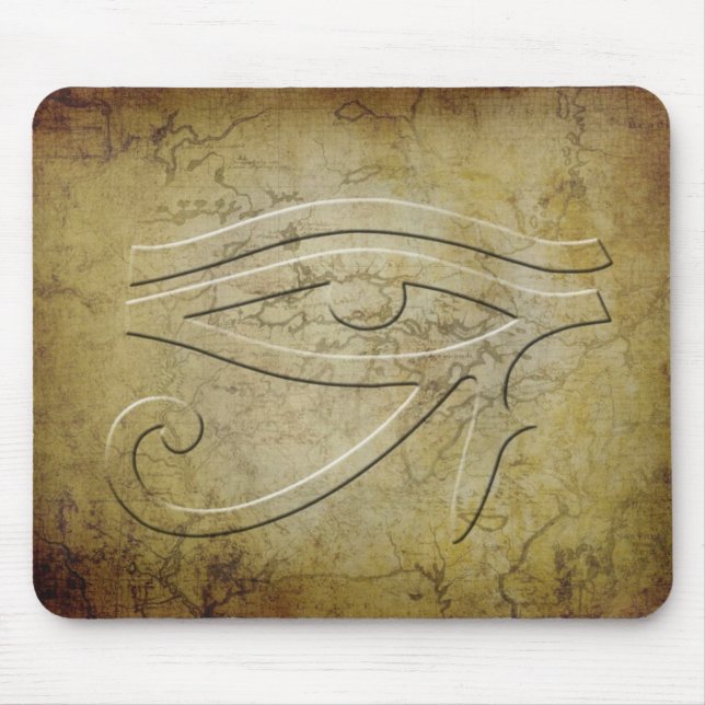 Das Auge von Horus - prägeartiger Blick Mousepad (Vorne)