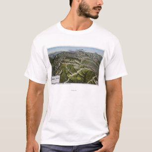 Das Augen-Ansicht des Vogels des Berges T-Shirt