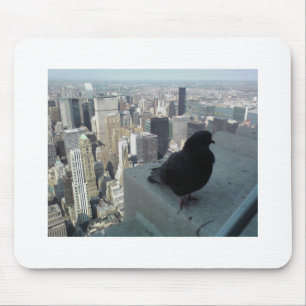 Das Augen-Ansicht des Vogels von New York Mousepad