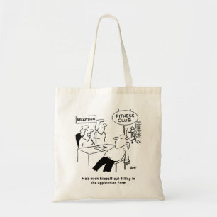 Das Ausfüllen in Fitness Club-Form bringt den Mens Tragetasche