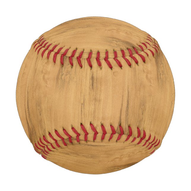 Das Aussehen von Ahornholzkörnern Baseball (Vorderseite)