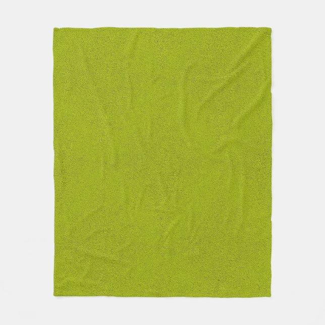 Das Aussehen von Snugly Chartreuse Green Suede Fleecedecke (Vorderseite)