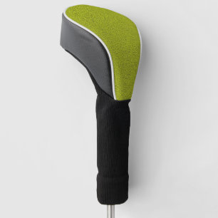 Das Aussehen von Snugly Chartreuse Green Suede Golf Headcover