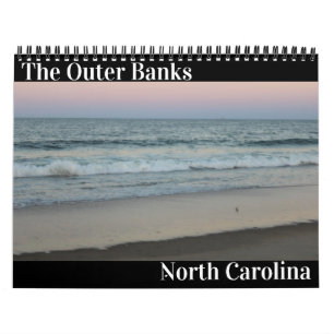 Das äußere Bank-North Carolina Caledar Kalender