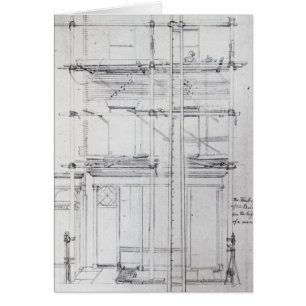 Das Äußere von Issacs Haus, das gemalt wird