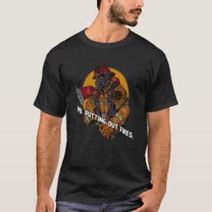 Das Aussperren von Feuerwehren-Spaß Fireman Memos T-Shirt