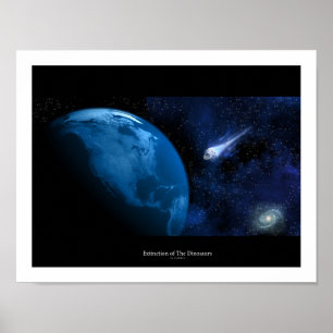 Das Aussterben der Dinosaurier Poster