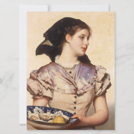 Das Austernmädchen Karte