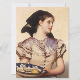 Das Austernmädchen Karte