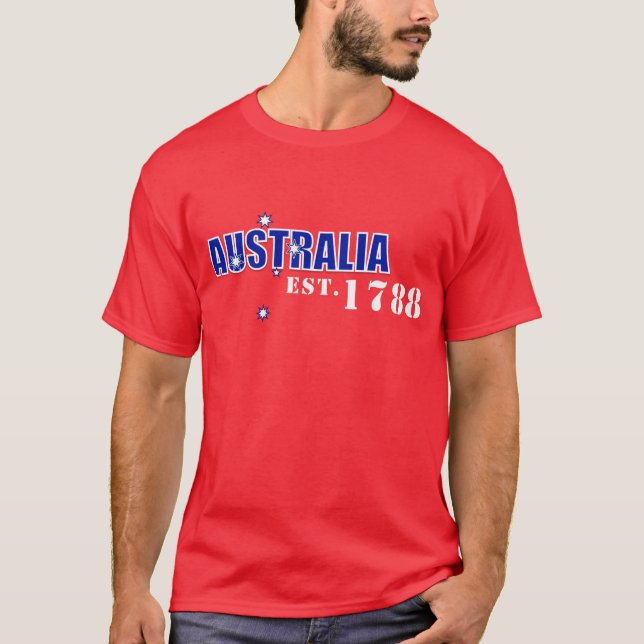 Das Australien der Männer, Est. 1788 T-Shirt (Vorderseite)