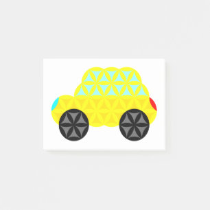 Das Auto des Lebens - Heilige Formen A1. Post-it Klebezettel