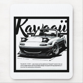 das Auto "KAWAAII" Mousepad