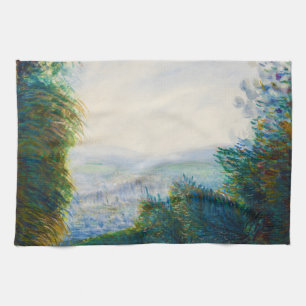 Das Auvers Valley am Oise River Renoir Geschirrtuch