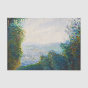 Das Auvers Valley am Oise River Renoir Seidenpapier