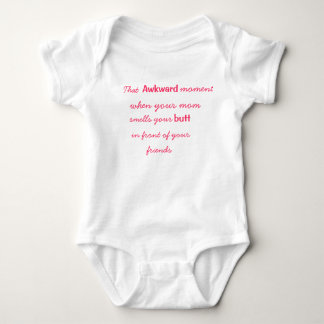 Das Awkward Moment Onsie Baby Girl Strampler