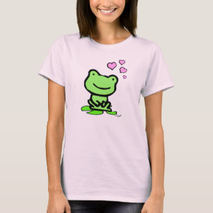 Das Baby der Frosch-Liebe-Frauen - Puppe T-Shirt