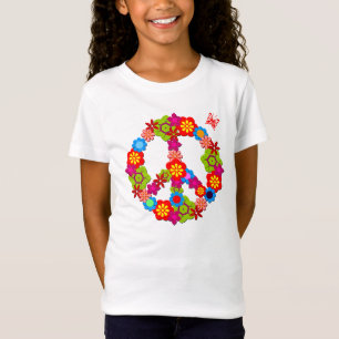 Das Baby des Friedenszeichen-Mädchens - Puppe T-Shirt