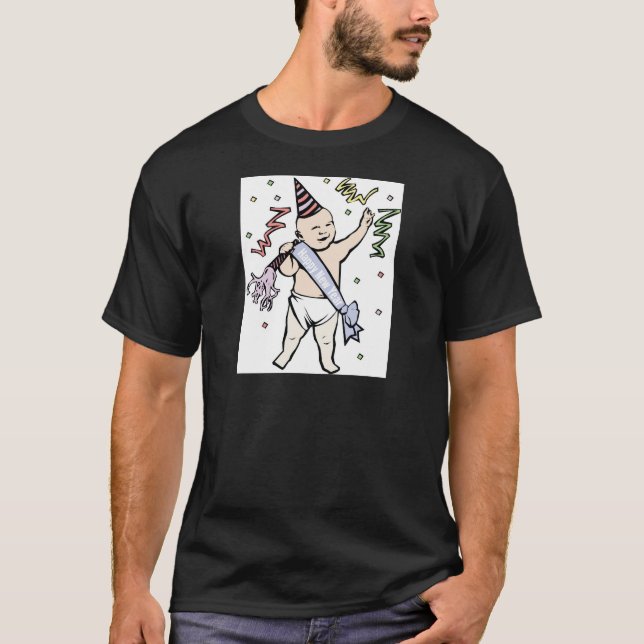DAS BABY DES NEUEN JAHRES T-Shirt (Vorderseite)