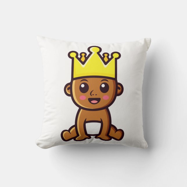 Das Baby König Kissen (Vorderseite)