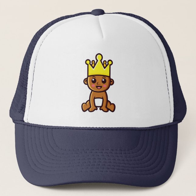 Das Baby König Truckerkappe (Vorderseite)