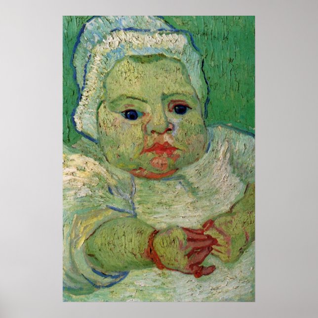 Das Baby Marcelle Roulin von Vincent van Gogh Poster (Vorne)