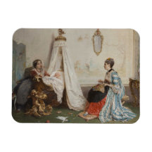 Das Baby schläft (von Gerolamo Induno)