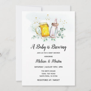 Das Baby wird Baby Shower Einladungskarten zuberei