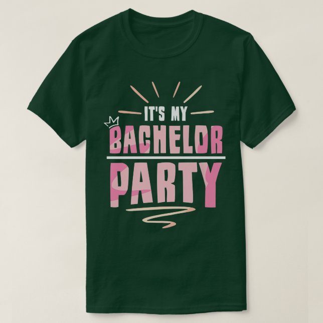 Das Bachelor Party Briom Team T-Shirt (Design vorne)