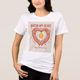 Das "Bacon My Heart" Ultimate-T-Shirt Tri-Blend Shirt