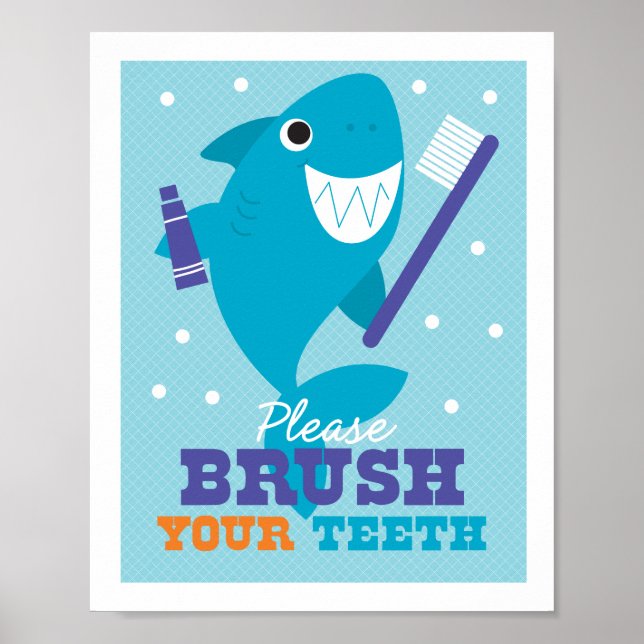 Das Bad Brush Your Teeth Art Poster (Vorne)