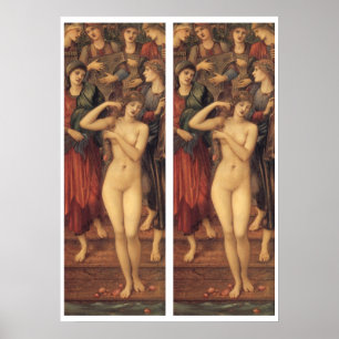 Das Bad der Venus von Sir Edward Coley Burne-Jones Poster