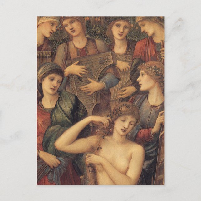 Das Bad der Venus von Sir Edward Coley Burne-Jones Postkarte (Vorderseite)