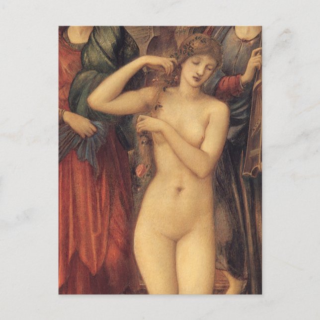 Das Bad der Venus von Sir Edward Coley Burne-Jones Postkarte (Vorderseite)