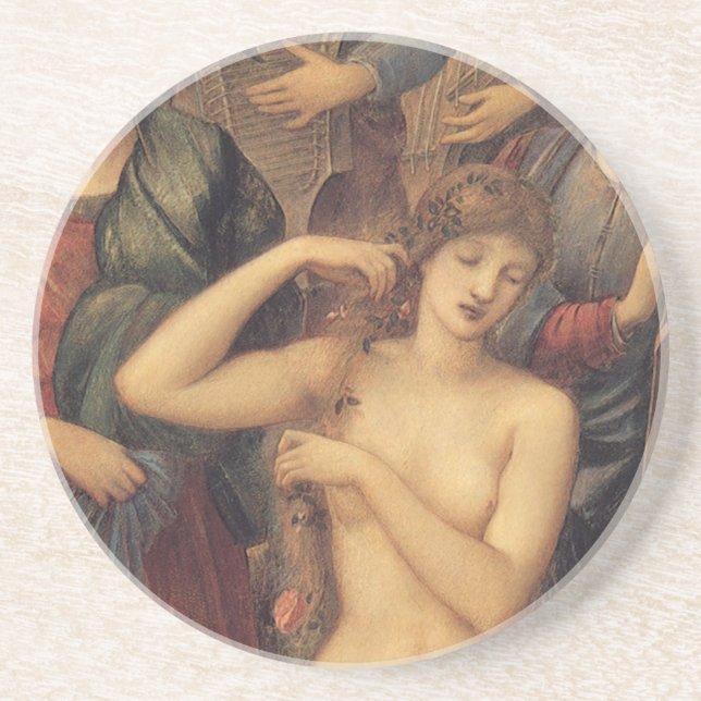 Das Bad der Venus von Sir Edward Coley Burne-Jones Sandstein Untersetzer (Vorne)