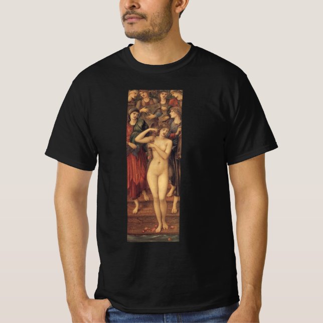 Das Bad der Venus von Sir Edward Coley Burne-Jones T-Shirt (Vorderseite)