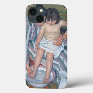 Das Bad des Kindes, 1893 (Öl auf Leinwand) iPhone 13 Hülle