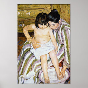 Das Bad von Pierre Renoir Poster