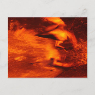 Das Baden im Feuer Postkarte