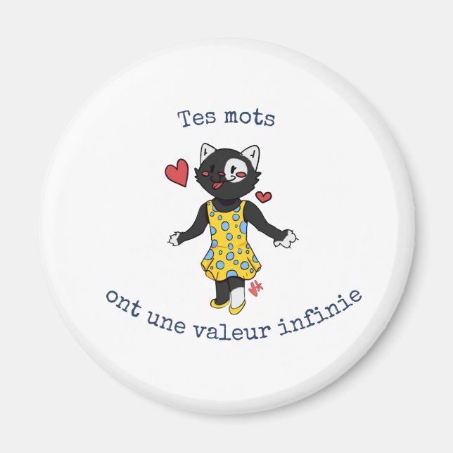 Das Badge of Power Language Magnet (Vorne)