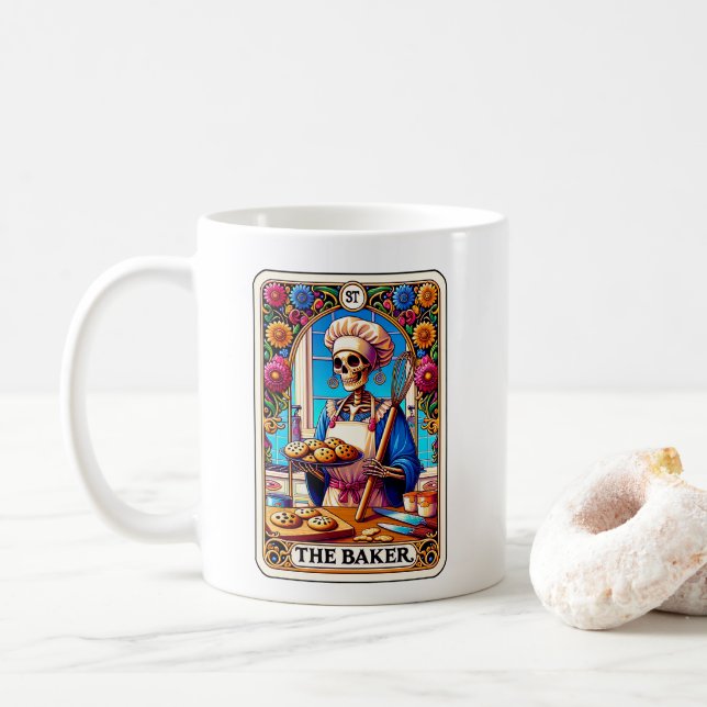 Das Baker-Tarot Kaffeetasse (Mit Donut)