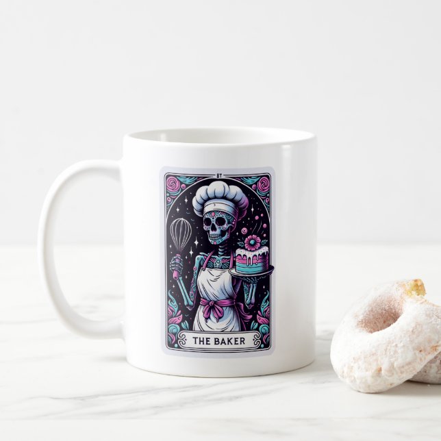 Das Baker-Tarot Kaffeetasse (Mit Donut)