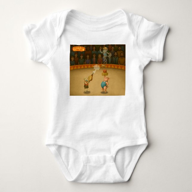 Das balancierende Bündel Baby Strampler (Vorderseite)