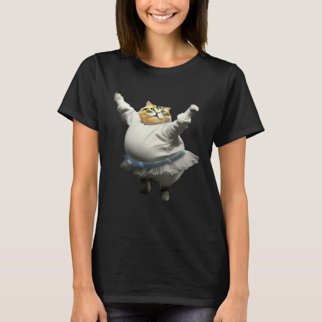 Das Ballett Kitty Katze Version 3 0 T-Shirt (Vorderseite)